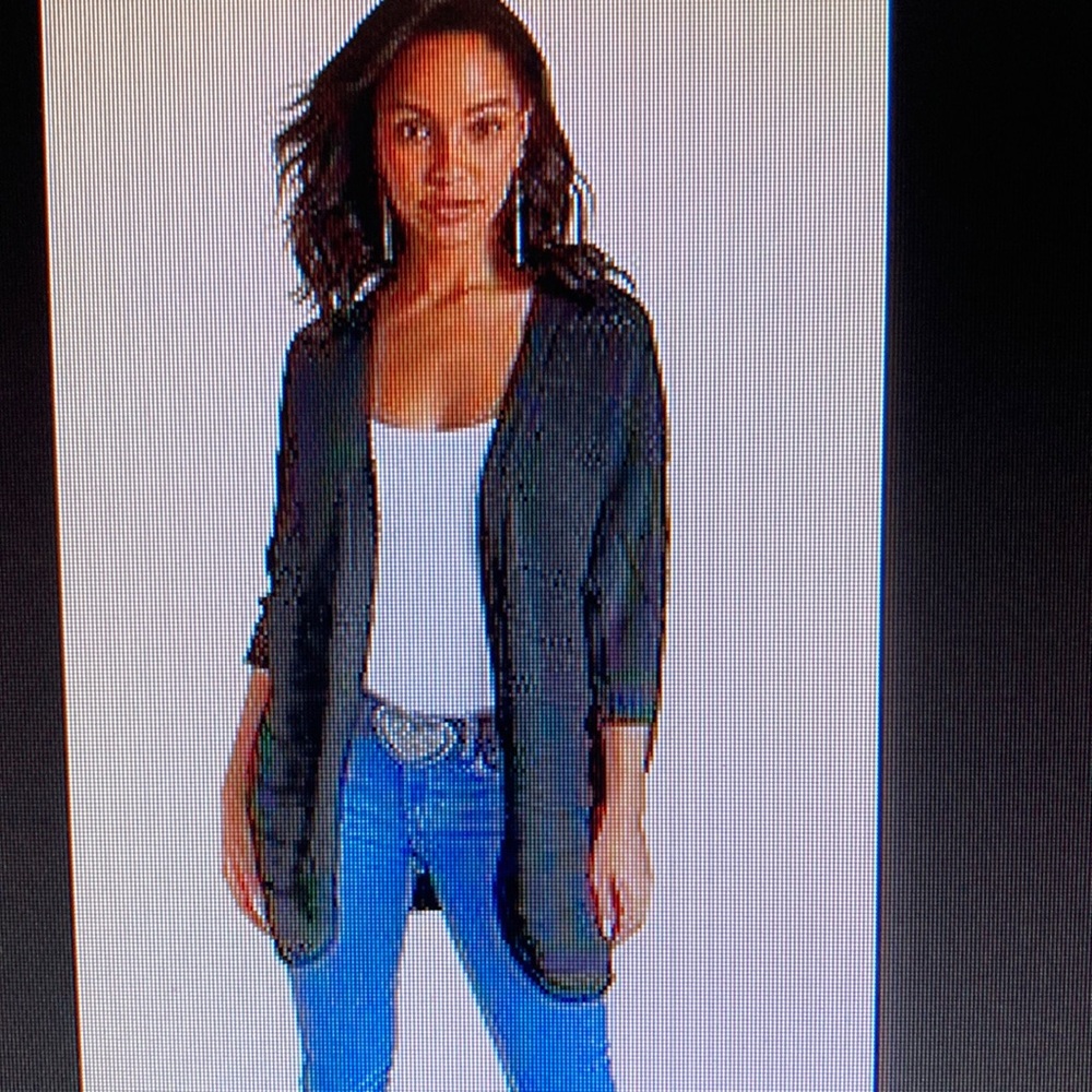 Venus Pointelle Stitch Cardigan 1X/2X